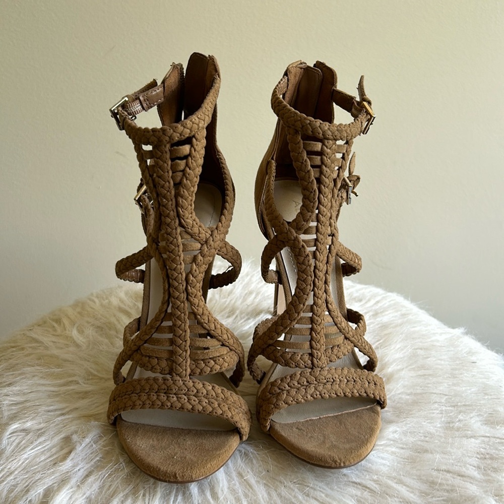 Women’s Aldo Sinfony Caged Strappy High Heels Sandal size 6.5